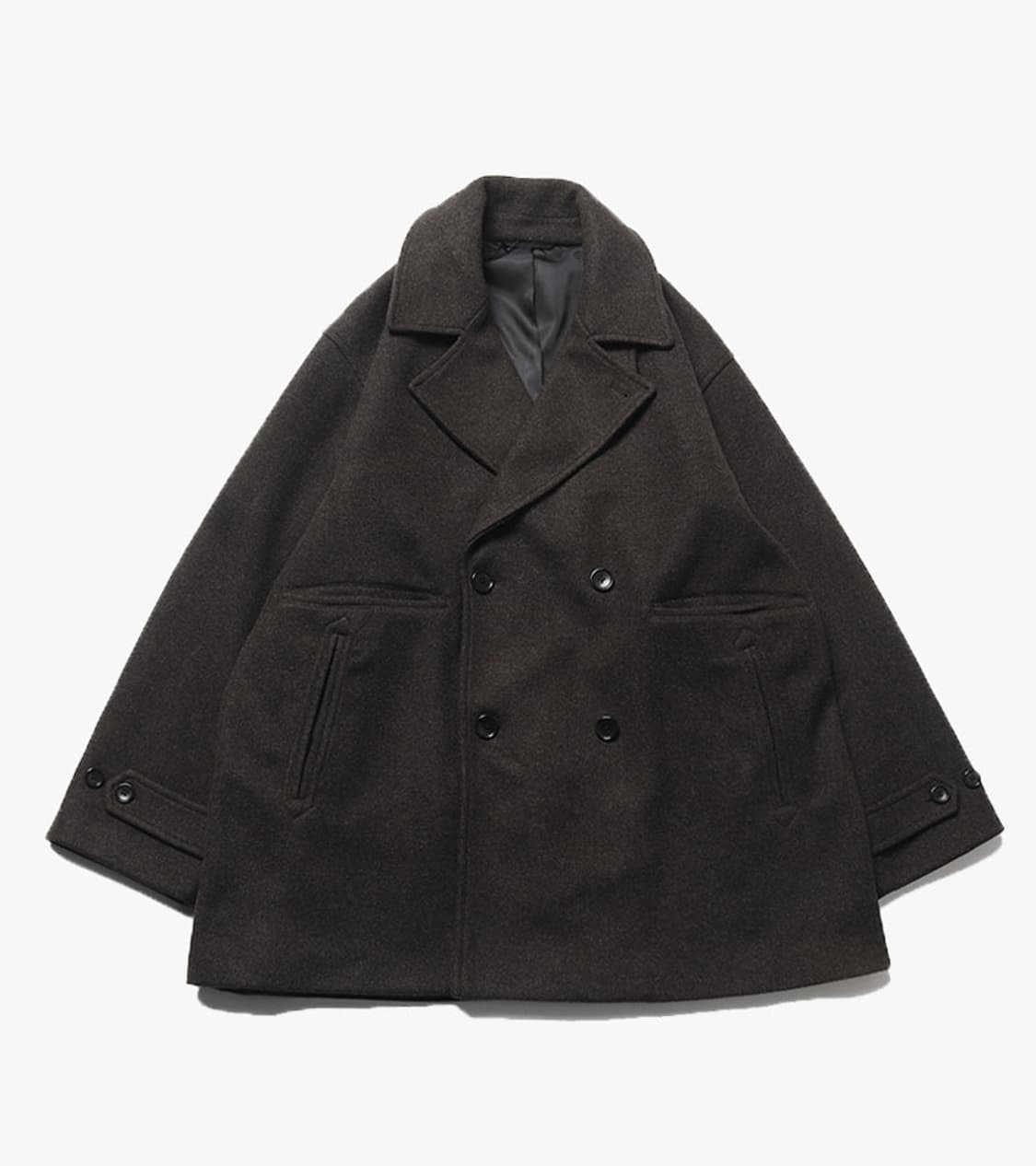 BEAMS - LOOSE WIDE PEA COAT 상품이미지1