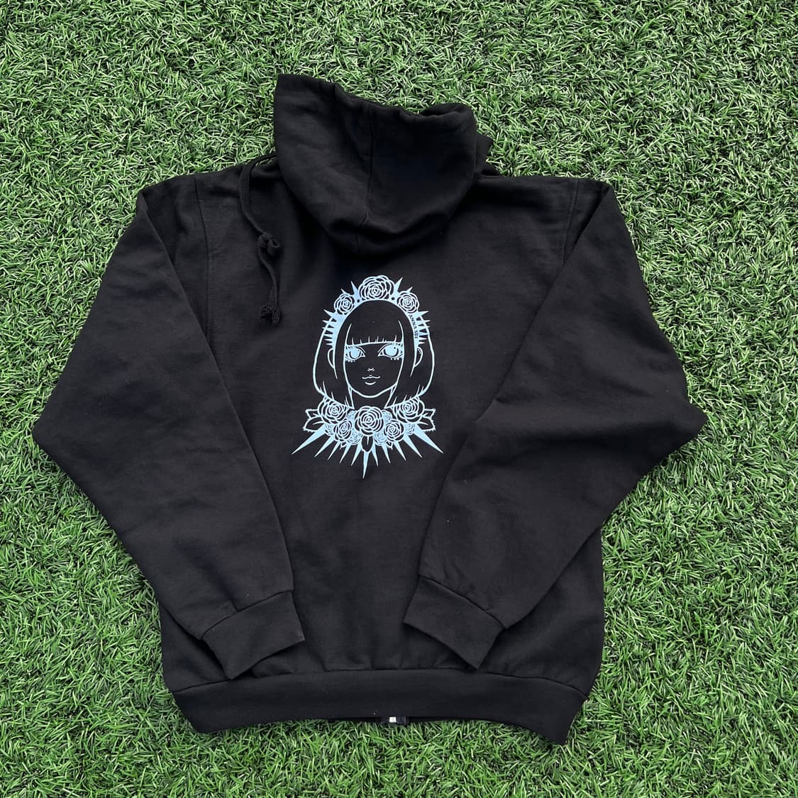 ANNA SUI  프린팅 기모후드 (실측확인) 공용!! 상품이미지1