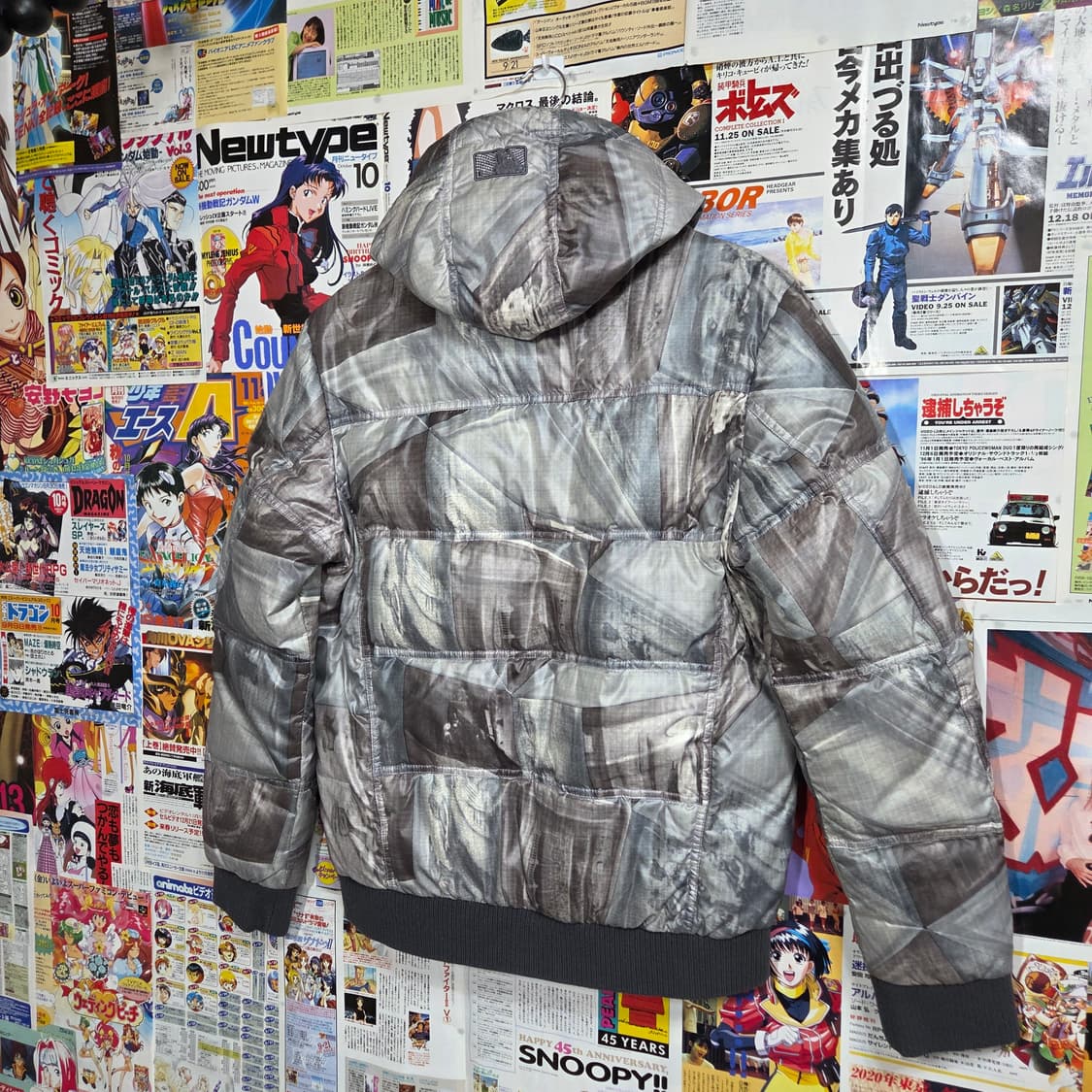 엠엘비 화이트 삭스 프린팅 라벤더 그레이 다운 패딩 점퍼 상품이미지6