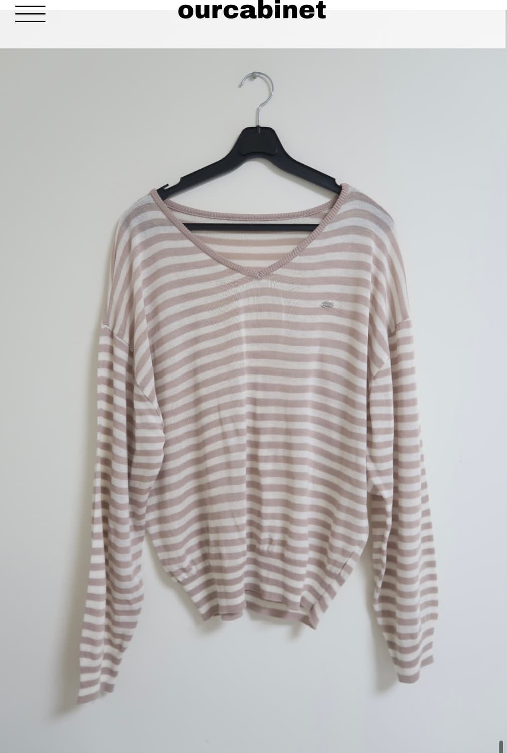 아워캐비넷 dilo stripe knit 상품이미지3