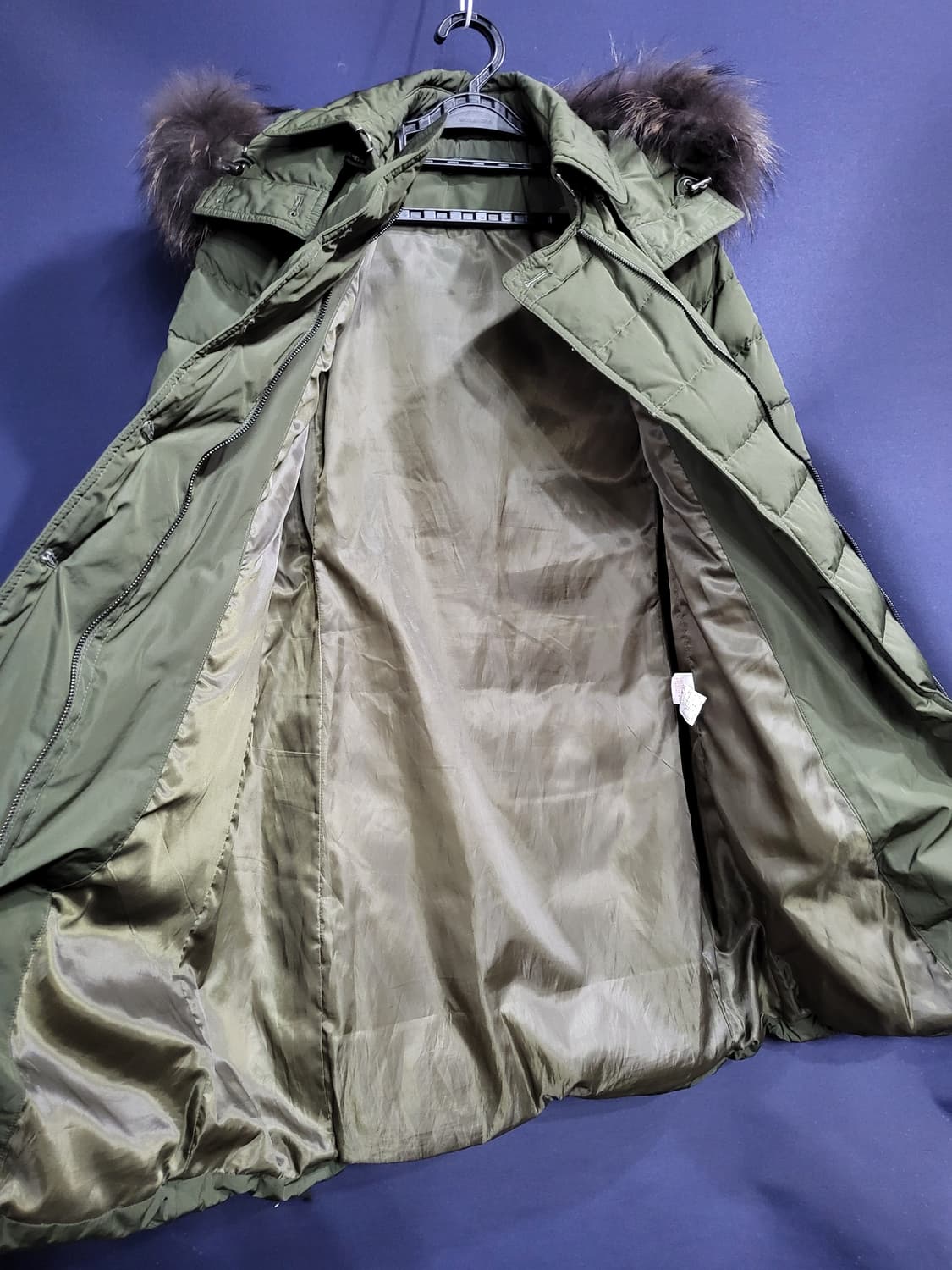 베네통 너구리 덕다운 벨티드패딩 상품이미지7