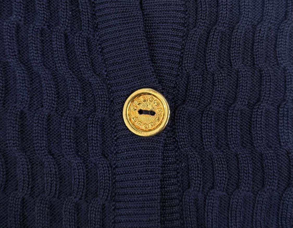 올드 셀린느 90s 금장버튼 가디건 상품이미지4