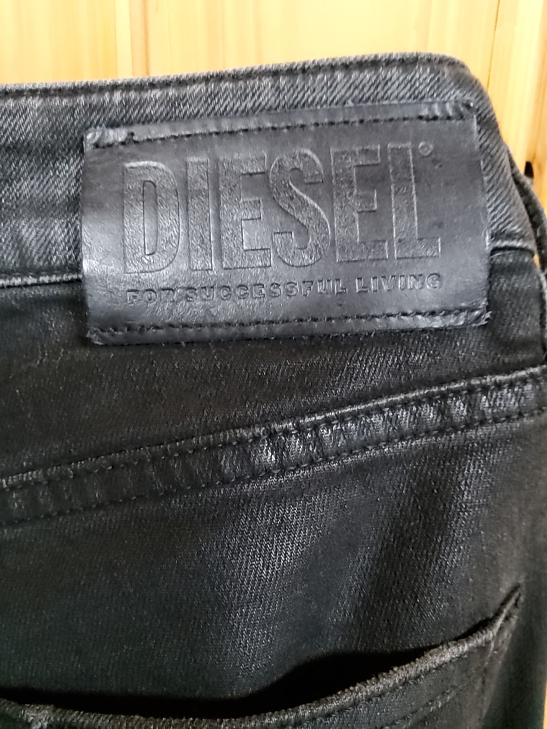 Diesel Aryel 블랙 코티드 진 24w 상품이미지9