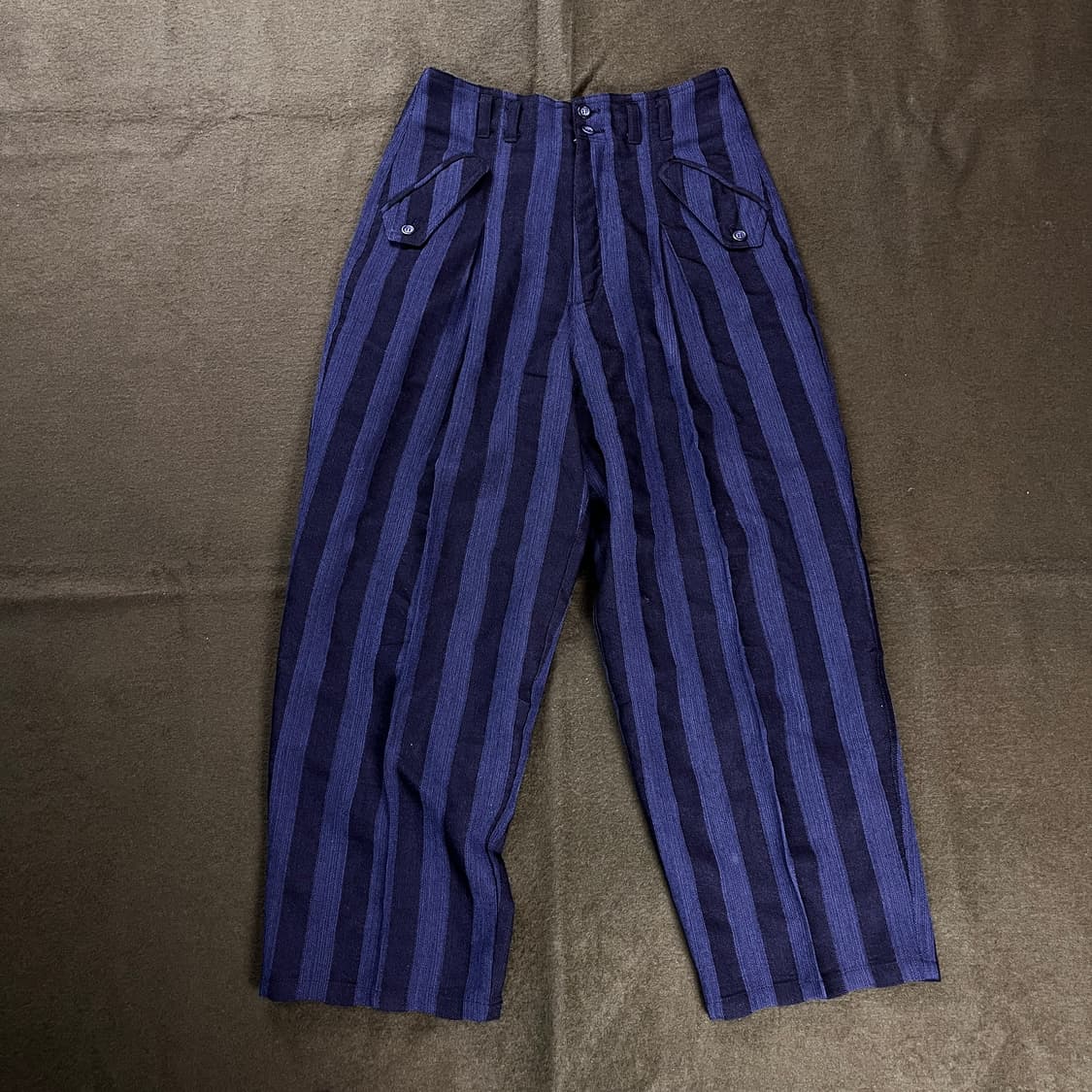 미치코 코시노 빈티지스트라이프 팬츠 (실측확인) 상품이미지1