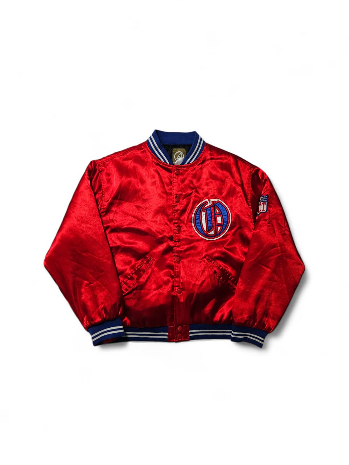 옥토퍼스아미 나일론 사틴 자켓 바시티 M 100 105 상품이미지1