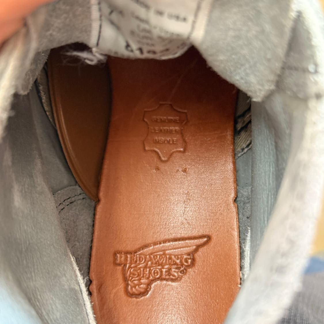 레드윙 블루스카이 8144 MADE IN USA 스웨이드 부츠 워커 7D 상품이미지8