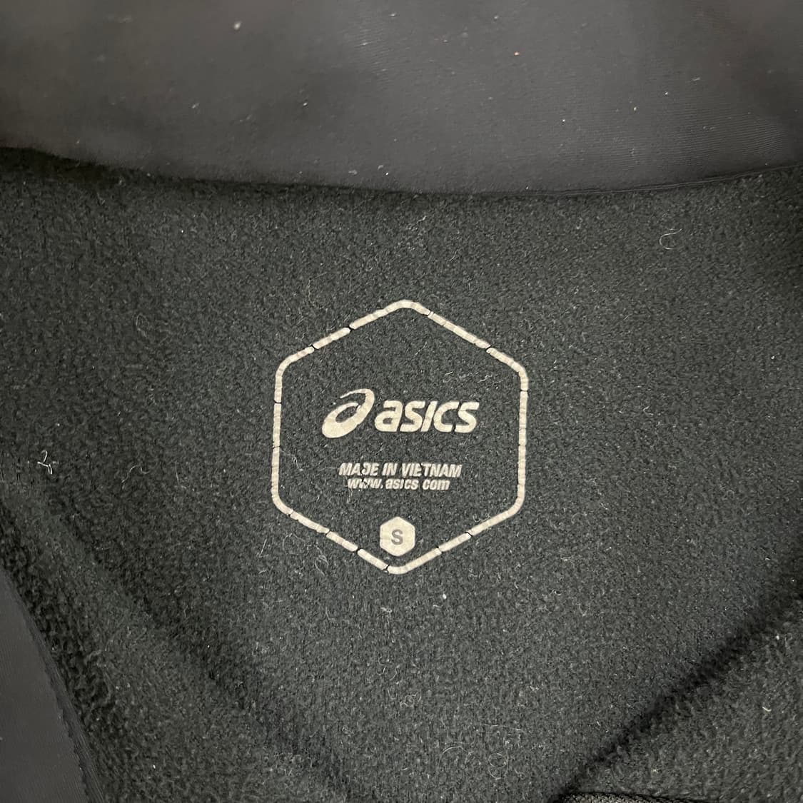 [S] 아식스 여성 블랙 기모 러닝 집업 자켓 0119M1 상품이미지2