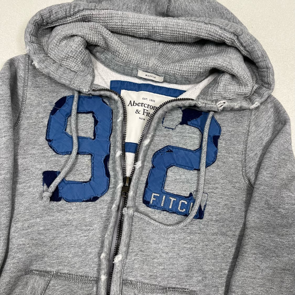 Abercrombie Grey Hoodie Zip-up 상품이미지5