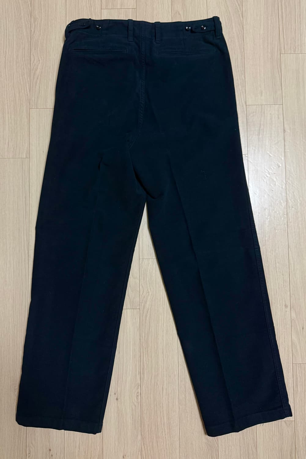 포터리(POTTERY) 코튼 몰스킨 오피서 치노 2 다크 네이비 상품이미지3