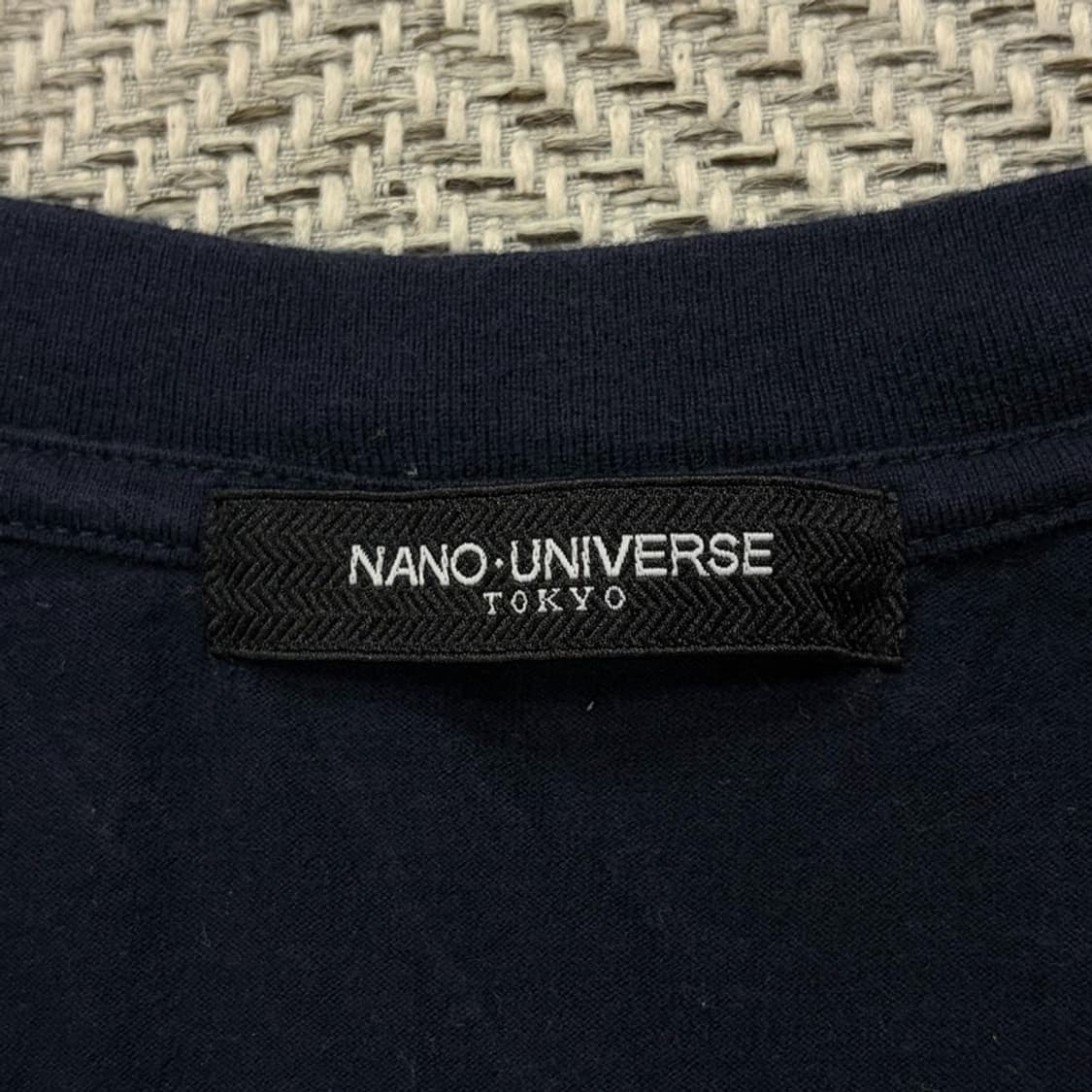 나노유니버스 단가라 티셔츠 v2587 상품이미지5