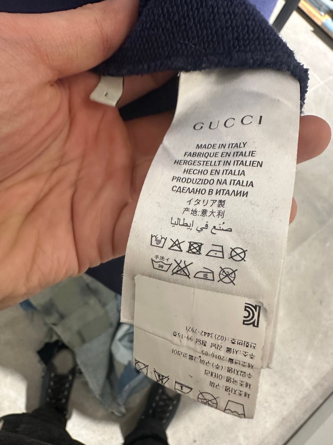 구찌 토끼자수 레글런 맨투맨 상품이미지6