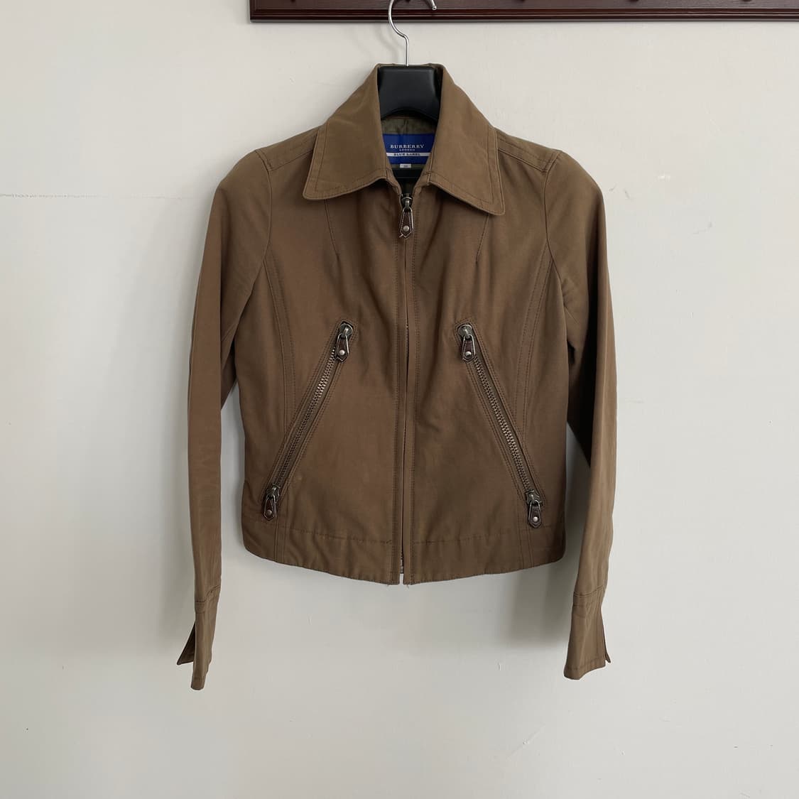 버버리 유틸리티 코튼 블루종 슬림 핏 바이커 셸 헤리티지 라이더  Y2K 상품이미지1