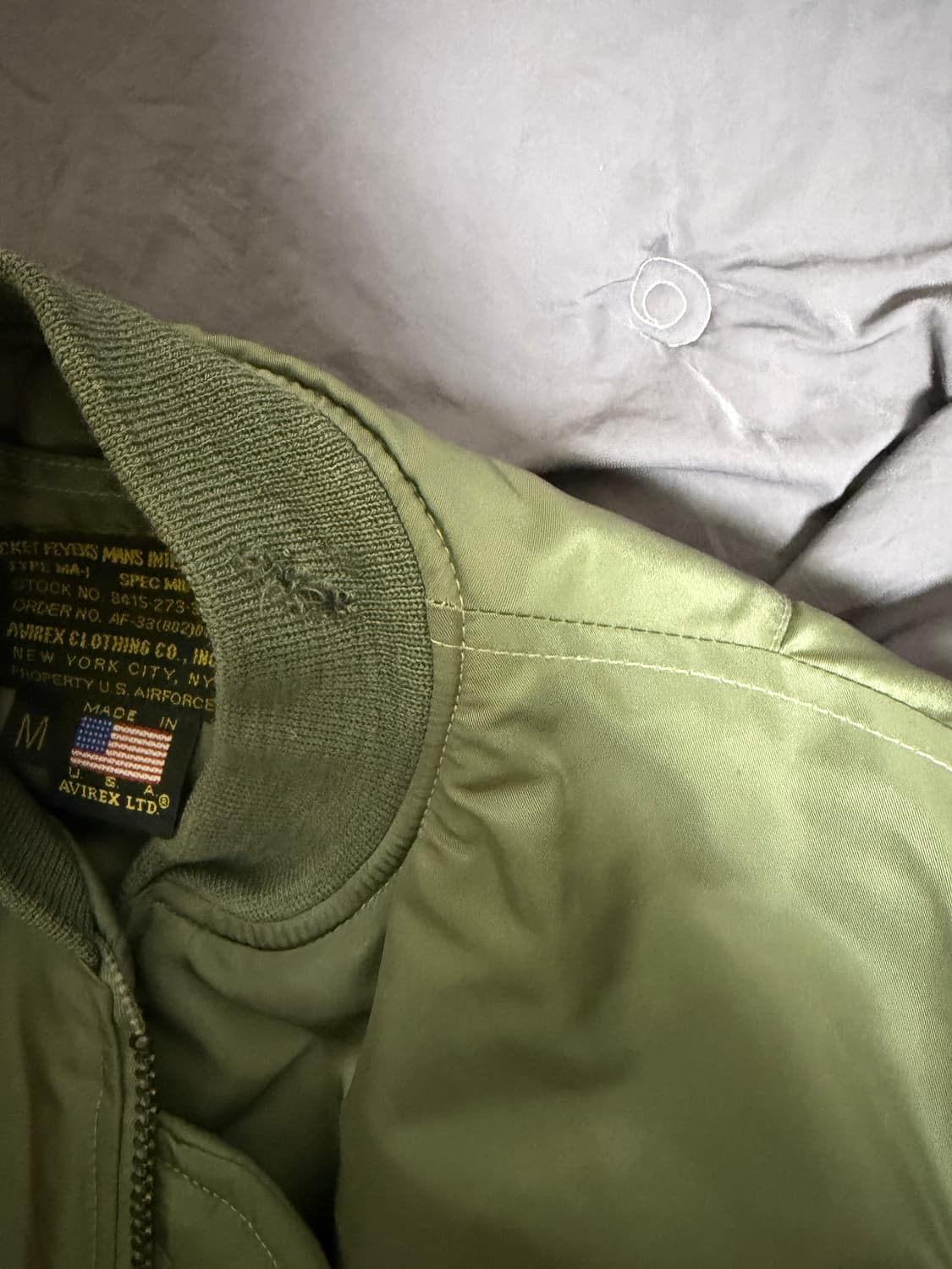 아비렉스 ma-1/m 상품이미지3