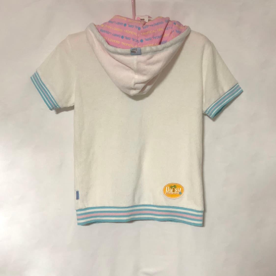 daisy lovers 테리 후드 집업 화이트 상품이미지9