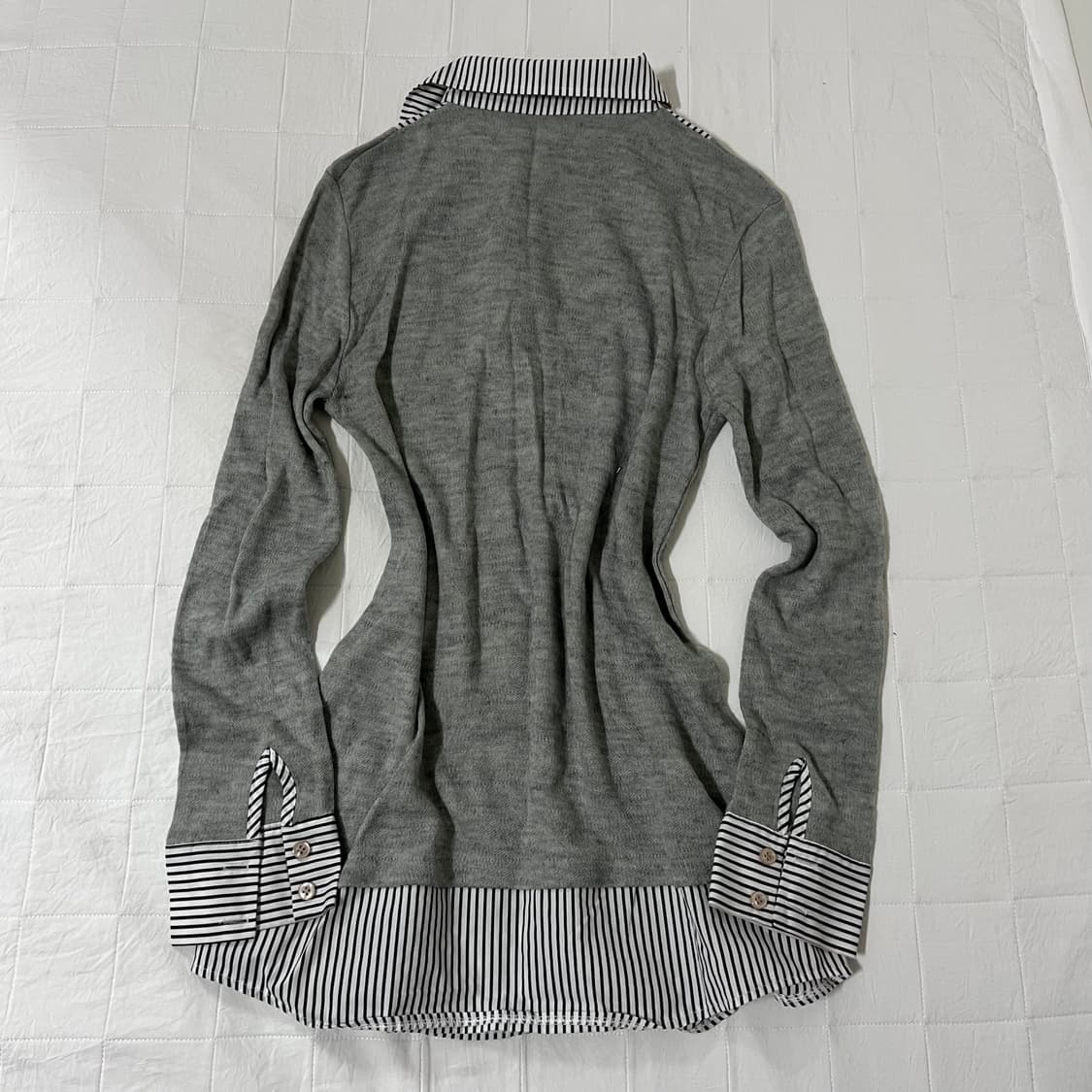 Geek chic skirt layered knit rop  상품이미지2