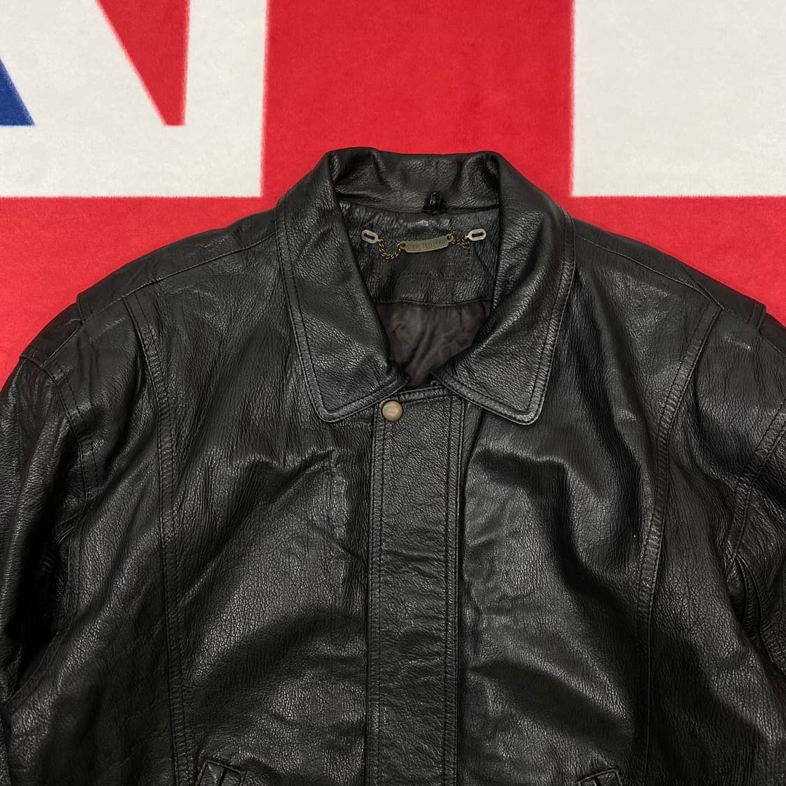 빈티지 양가죽 봄버자켓 M 실측 L -XL  상품이미지3