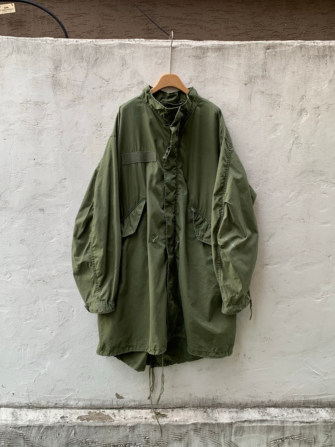 80s 미군 M65 피시테일 파카 아웃쉘 단품 상품이미지1