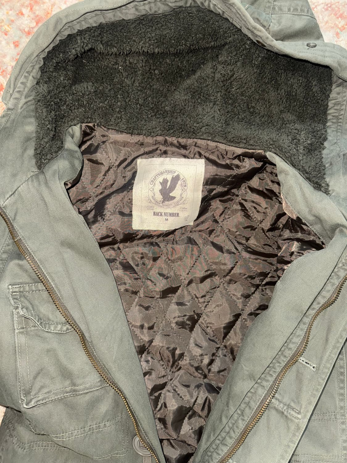 BACK NUMBER vintage military jacket 상품이미지5