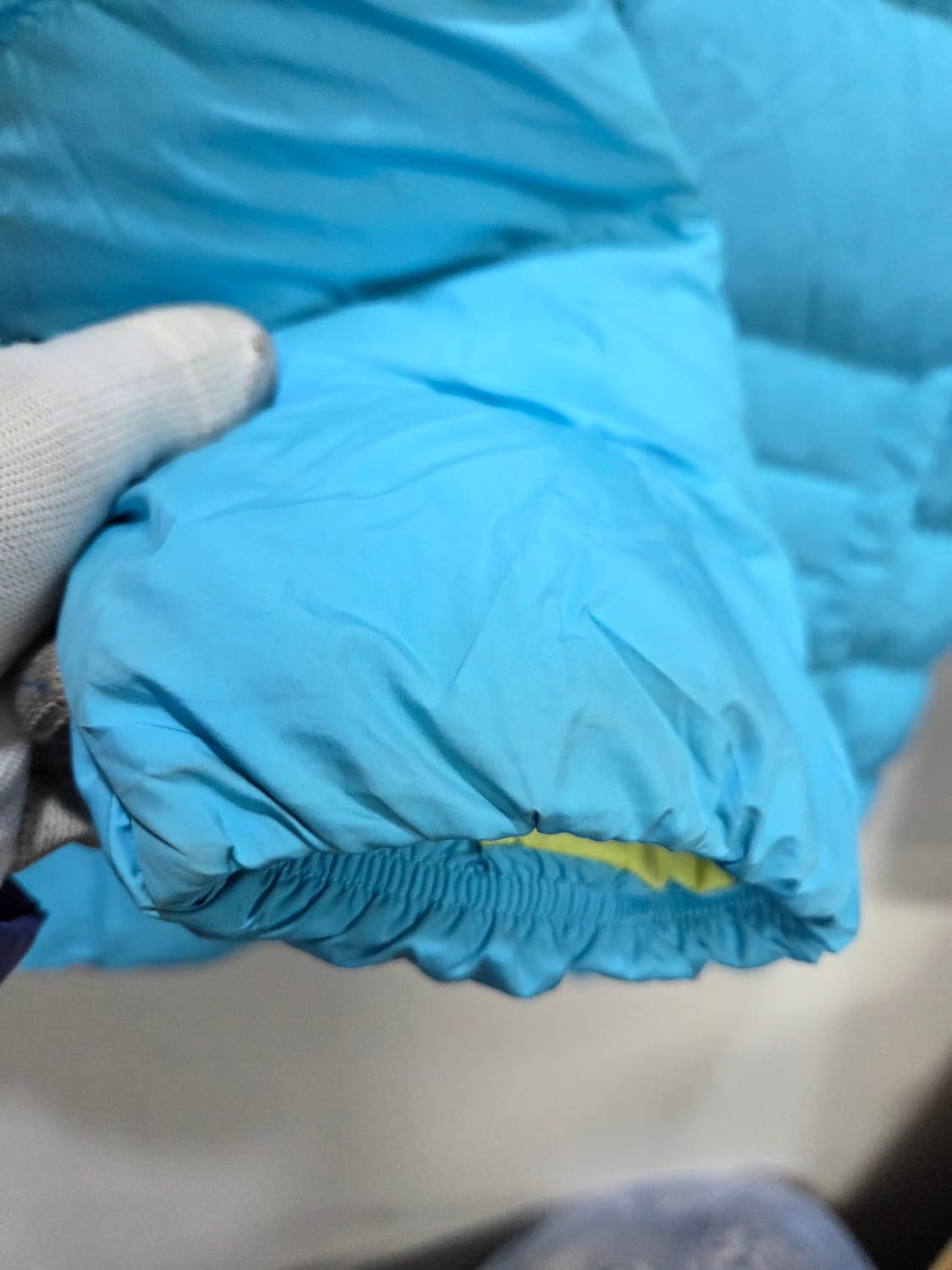 아디다스 하늘색 덕다운 패딩 점퍼 Y2K  상품이미지3