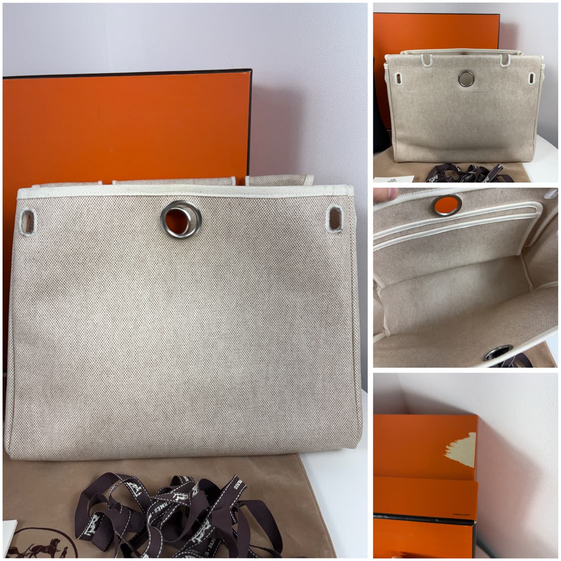 에르메스 에르백31 숄더백 캔버스 블랙 상품이미지10