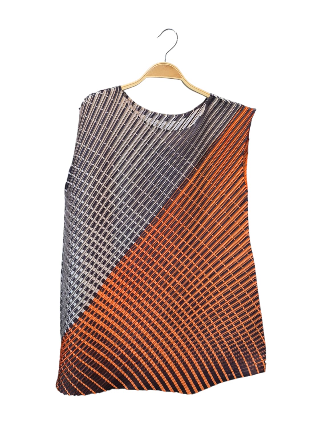 PLEATS PLEASE  주름 패턴 민소매 탑 상품이미지1