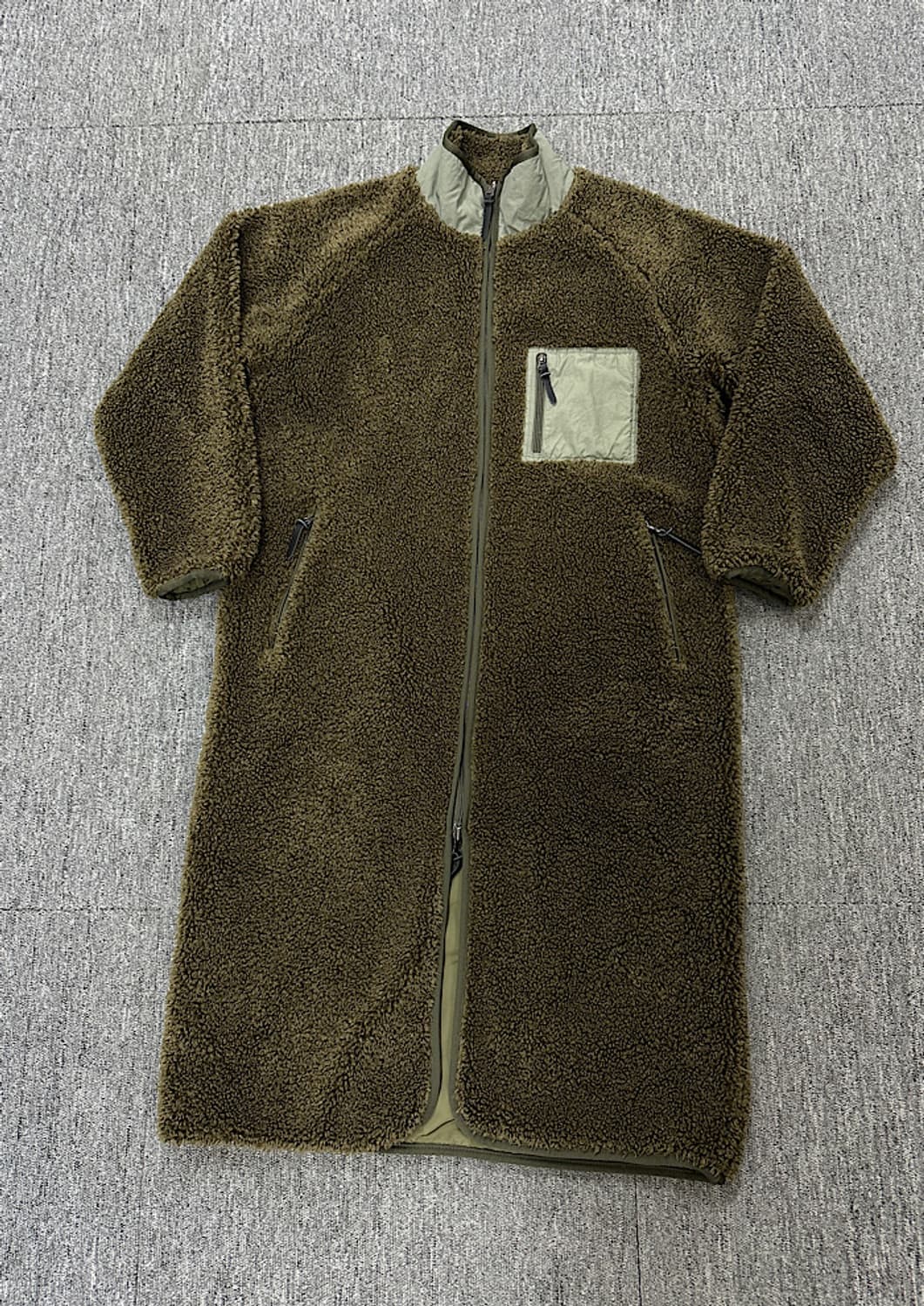 하이드아웃 롱 후리스 코트  상품이미지3