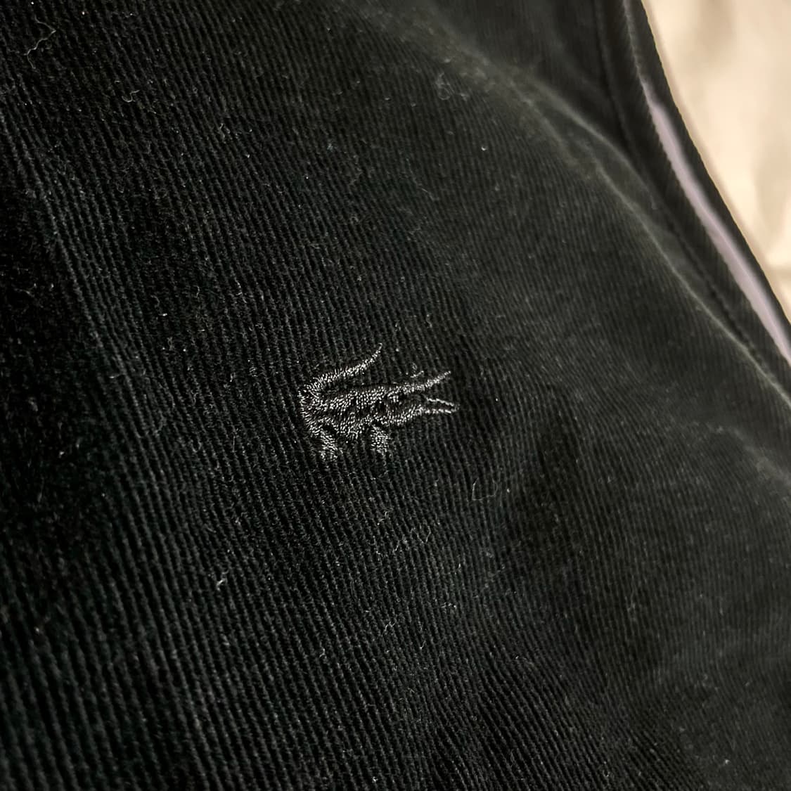 라코스테 올블랙 코듀로이 베스트 상품이미지4