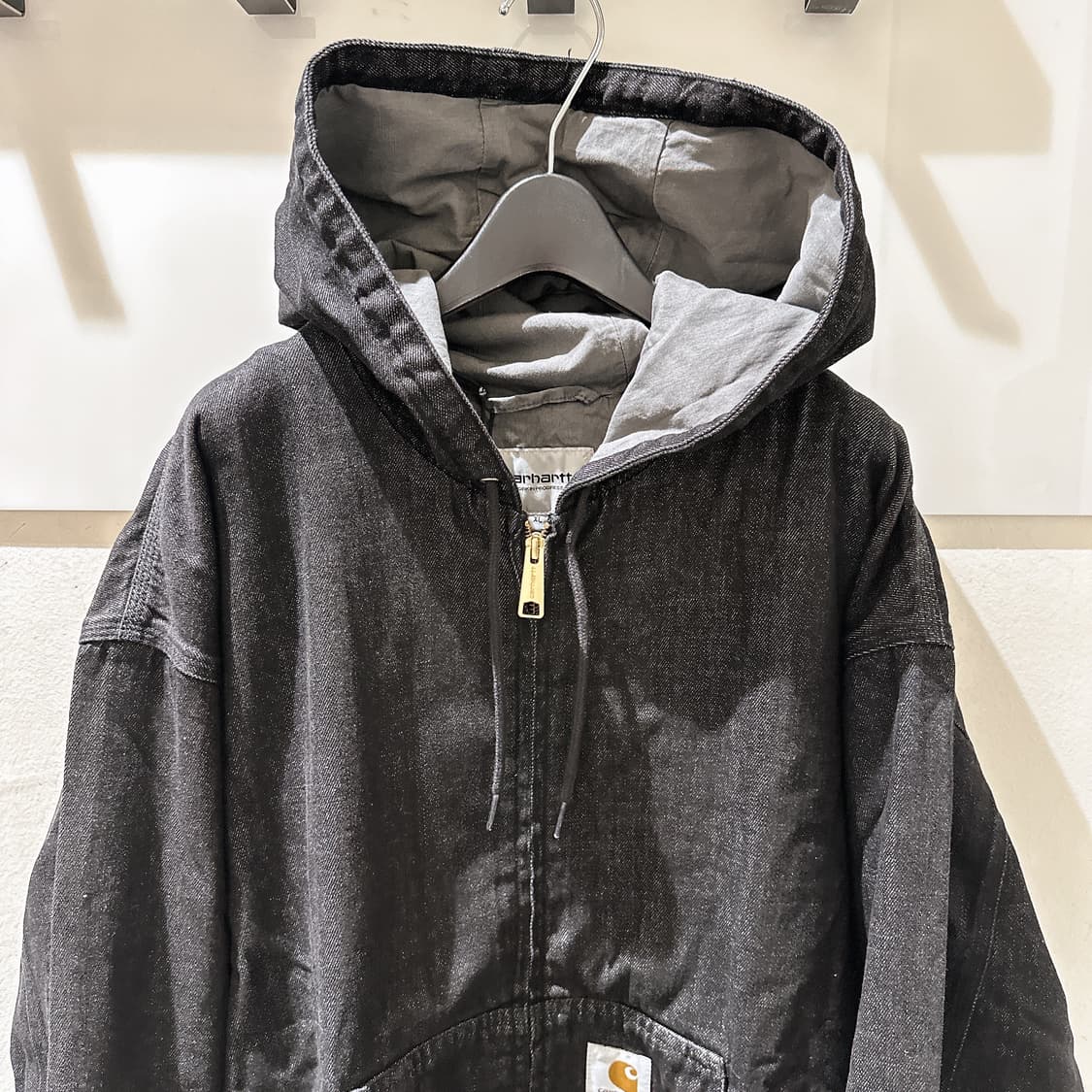 (정품/새상품) CARHARTT 칼하트 남성 블랙 데님 액티브 자켓 상품이미지2