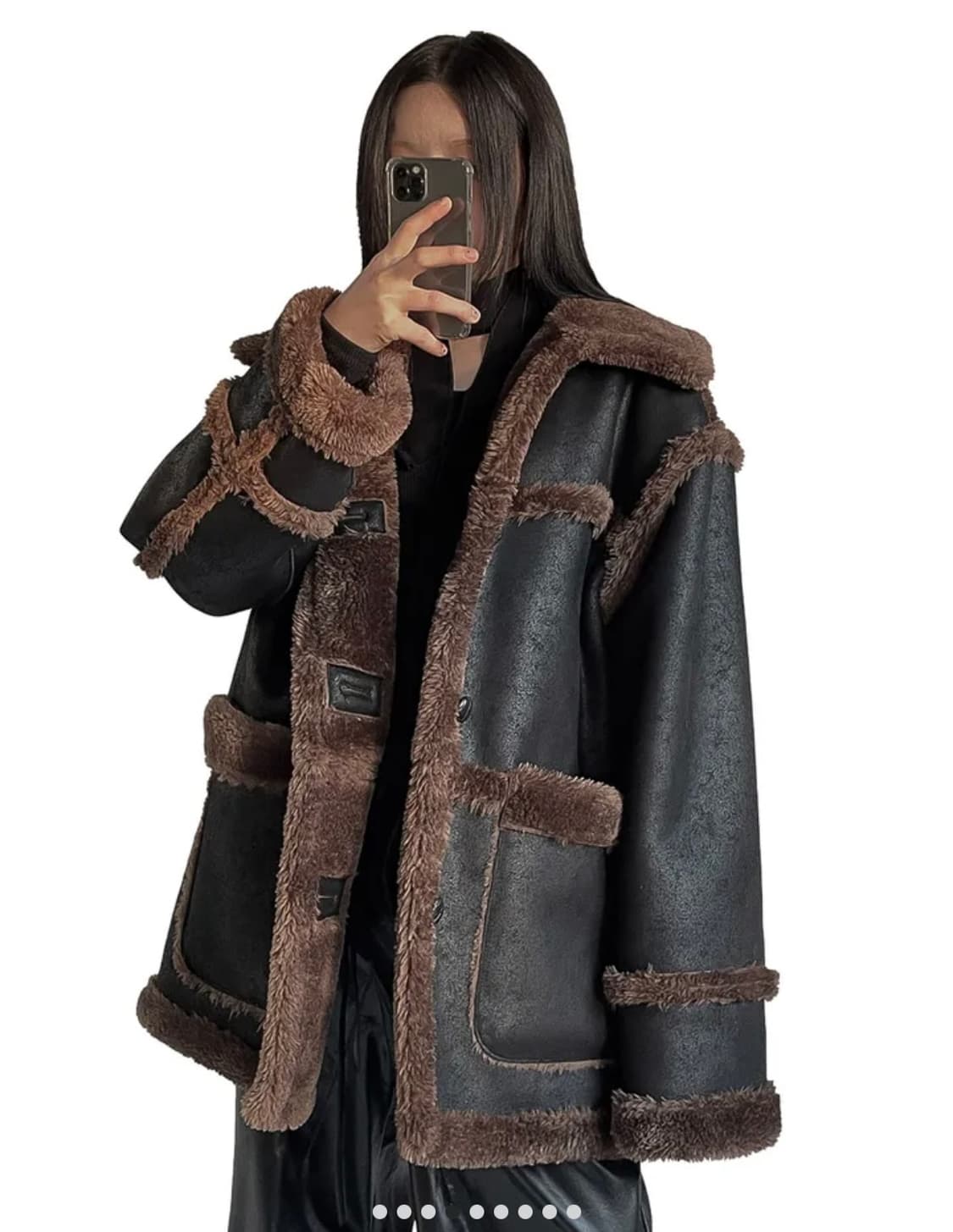 리버시블 무스탕 상품이미지2