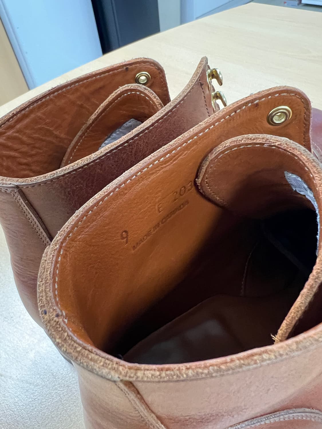 바이버그 2030 서비스부츠 9E whiskey regency calf 상품이미지8