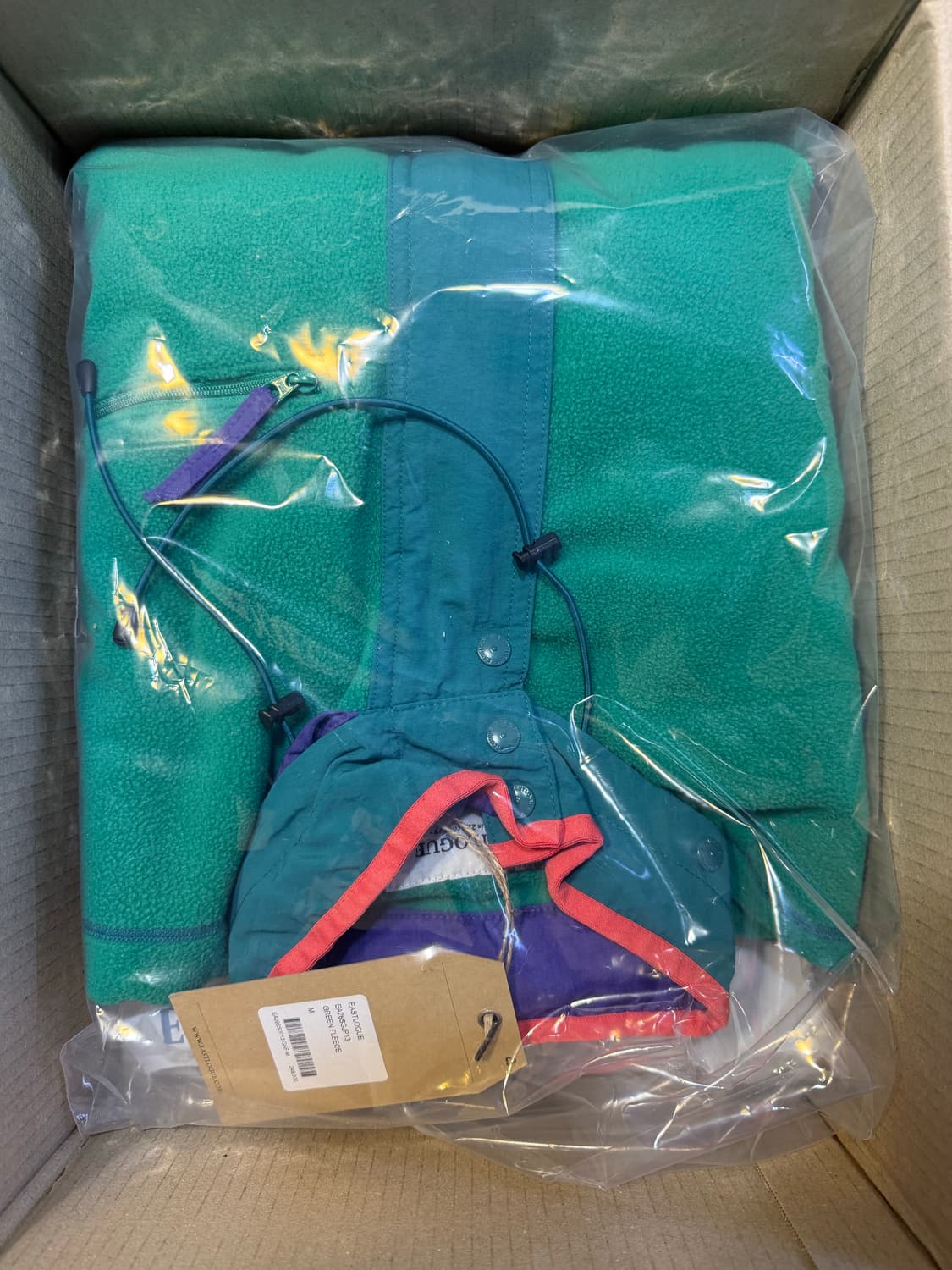 [새상품,M]이스트로그 써밋 아노락 파카 그린 상품이미지2