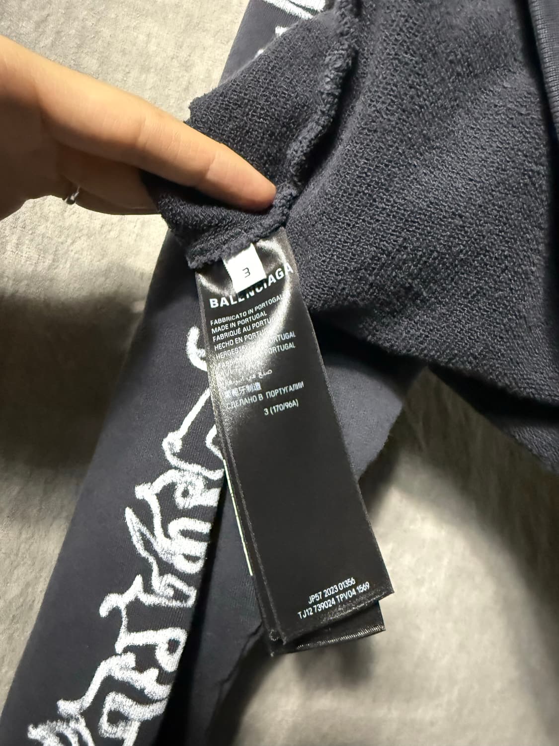 Balenciaga Metal Logo Oversized Hoodie   상품이미지9