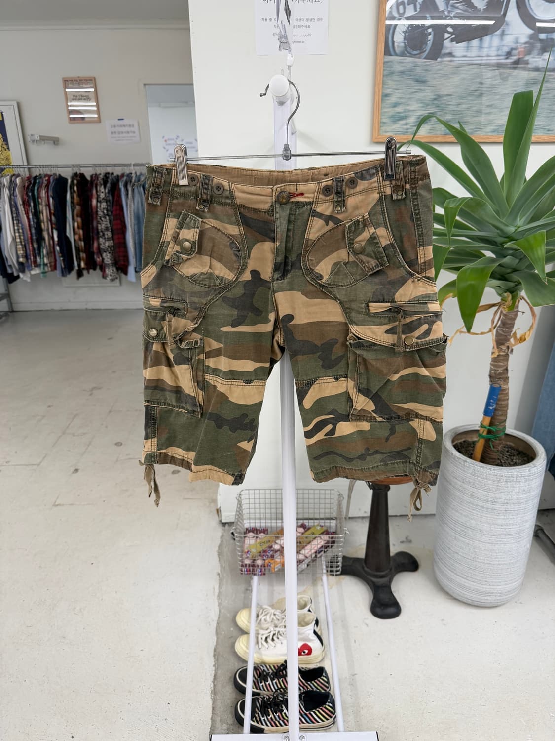 아베크롬비 카모플라주 로우라이즈 카고팬츠 상품이미지1