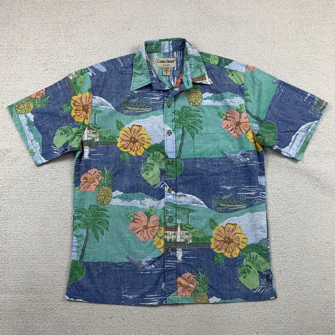 Cooke Street 하와이안 셔츠 made in Hawaii USA  상품이미지1