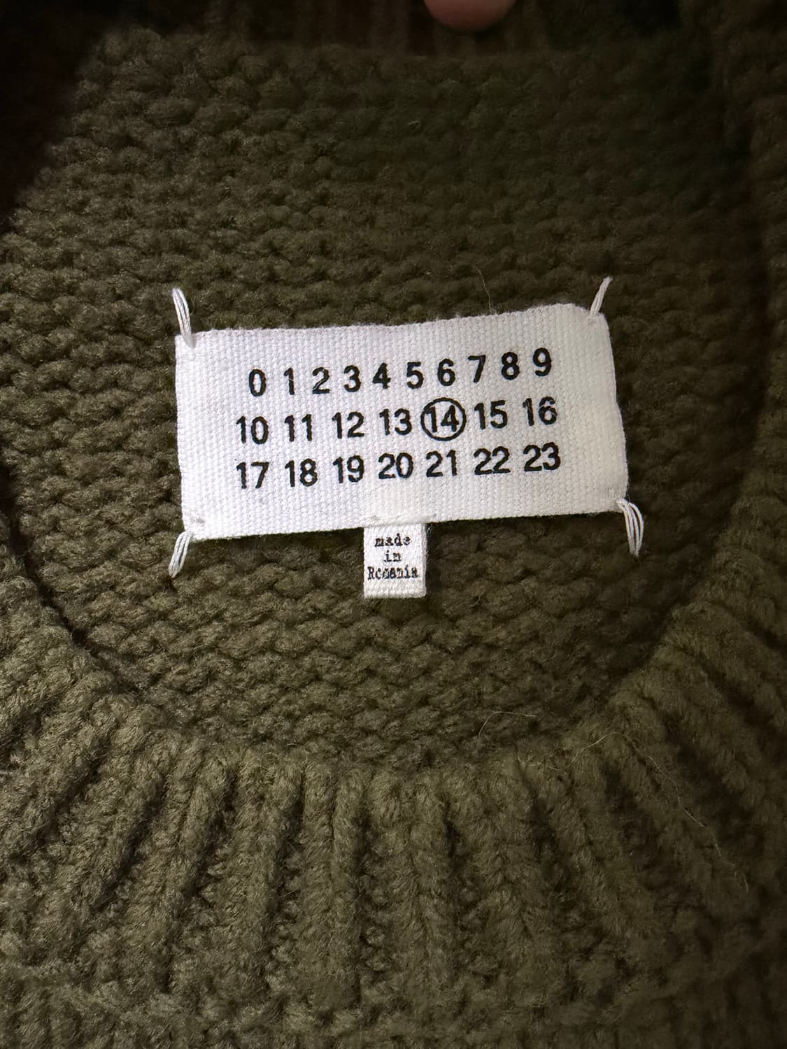 마르지엘라 울 블렌드 지퍼 니트 상품이미지5