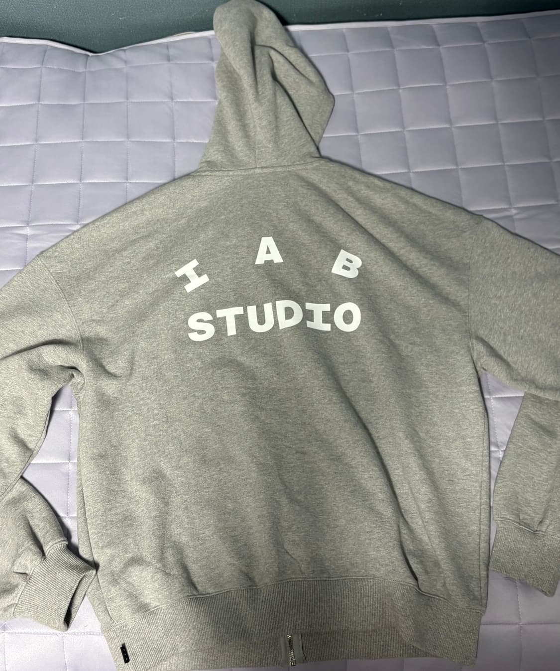 IAB 스튜디오 그레이 후드집업 상품이미지3