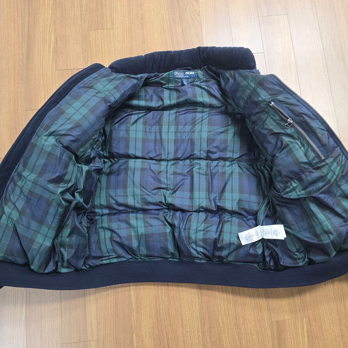 (L) 폴로 팔라스 코듀로이 패딩 네이비 상품이미지2