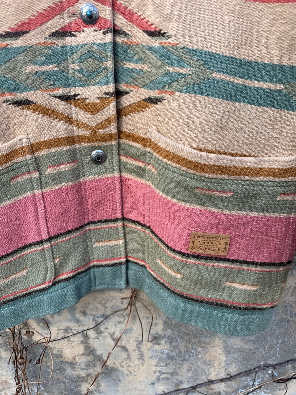 폴로 랄프로렌 나바호 패턴 웨스턴 자켓  상품이미지6