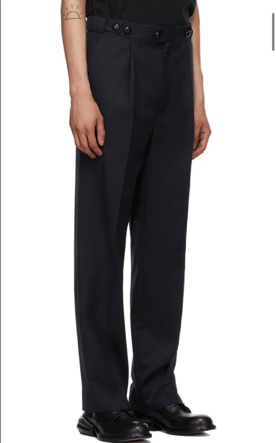 Namacheko Navy Wool Villemo Trousers 상품이미지3