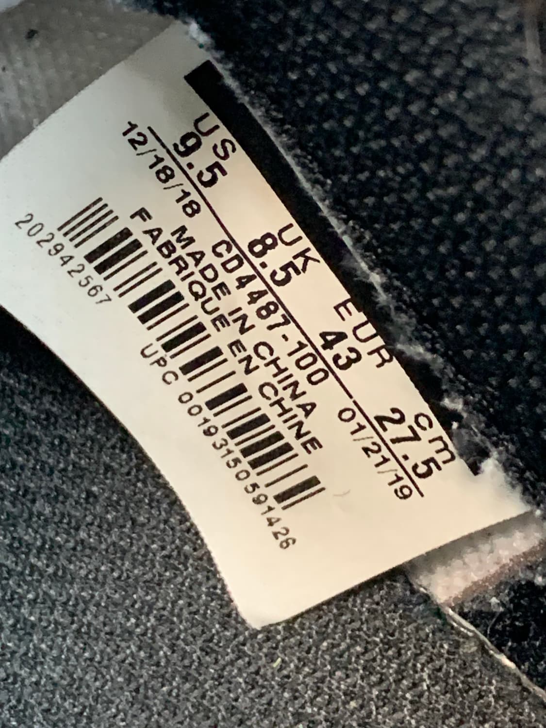 [275] 정품 나이키 x 트레비스 스캇 조던 1 하이 모카 상품이미지10