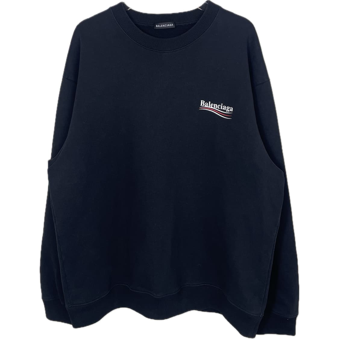 [XXL] 발렌시아가 폴리티컬 웨이브로고 맨투맨 스웻셔츠 상품이미지2