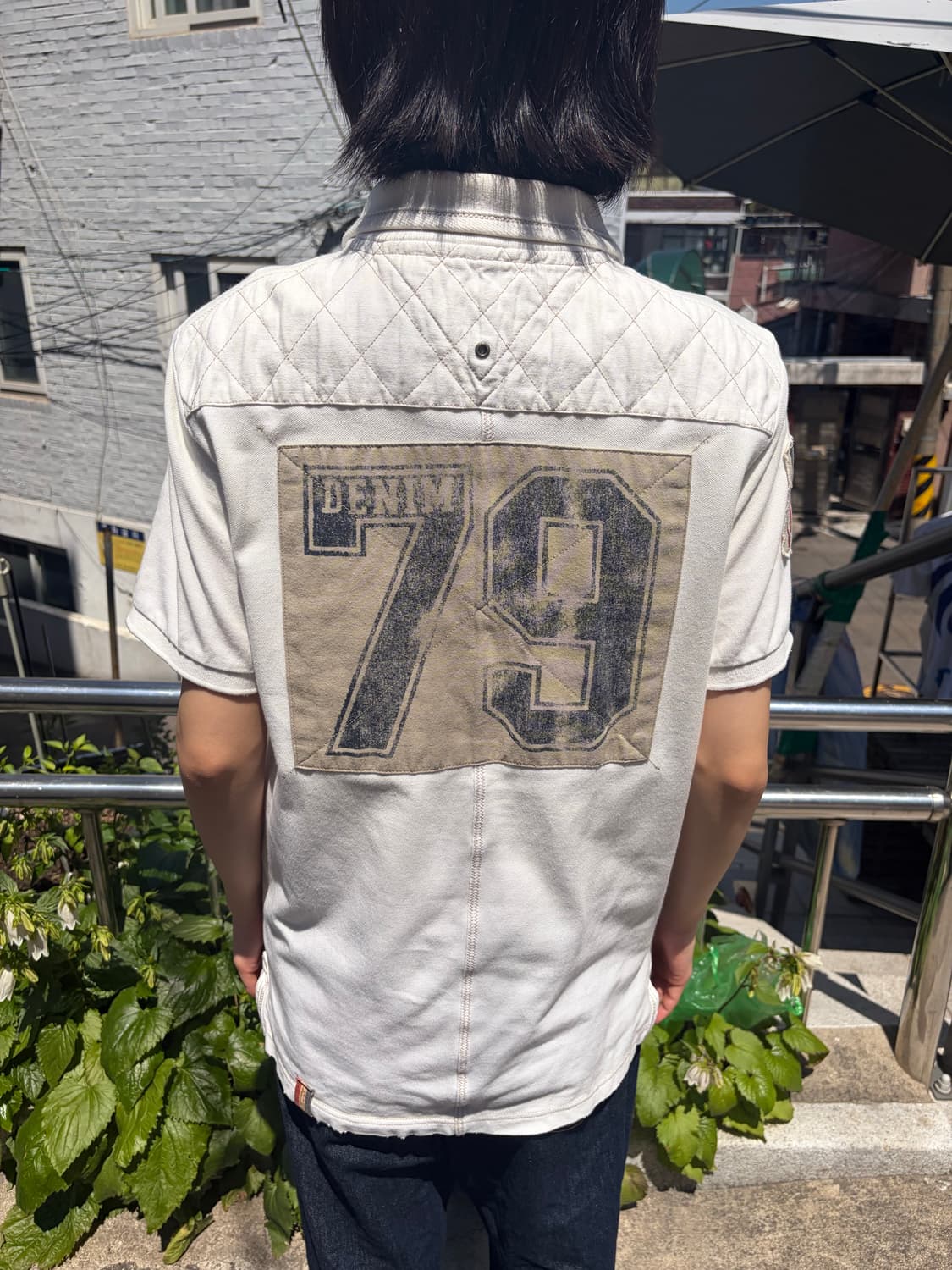 Tommy Hilfiger 79 백패치 퀼팅 카라 반팔 티셔츠 L 상품이미지1