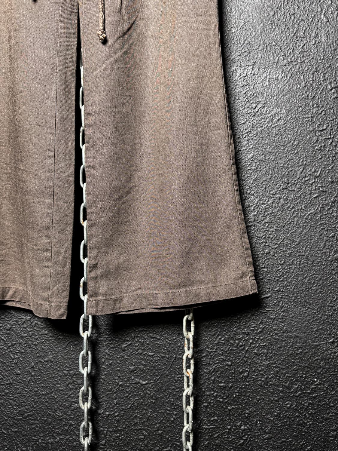 Brown Flare Linen Pants 상품이미지8