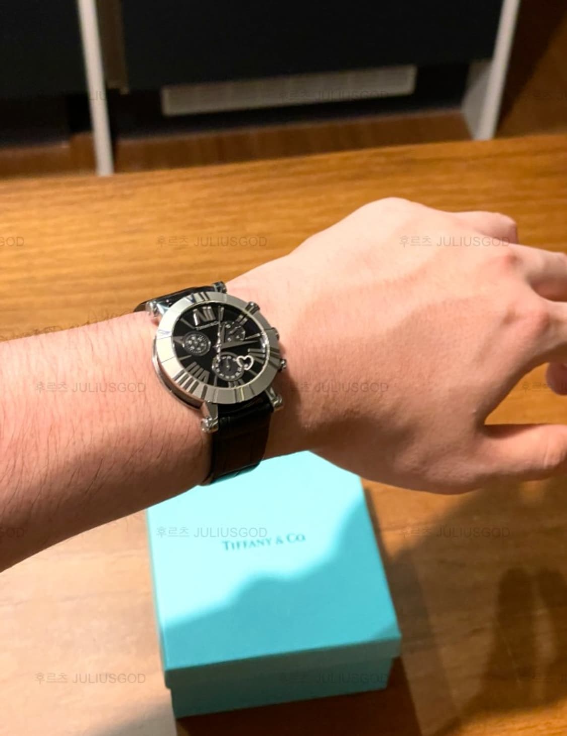 [정품] Tiffany&co 티파니 앤코 시계 크로노 그래프 하트 워치  상품이미지6