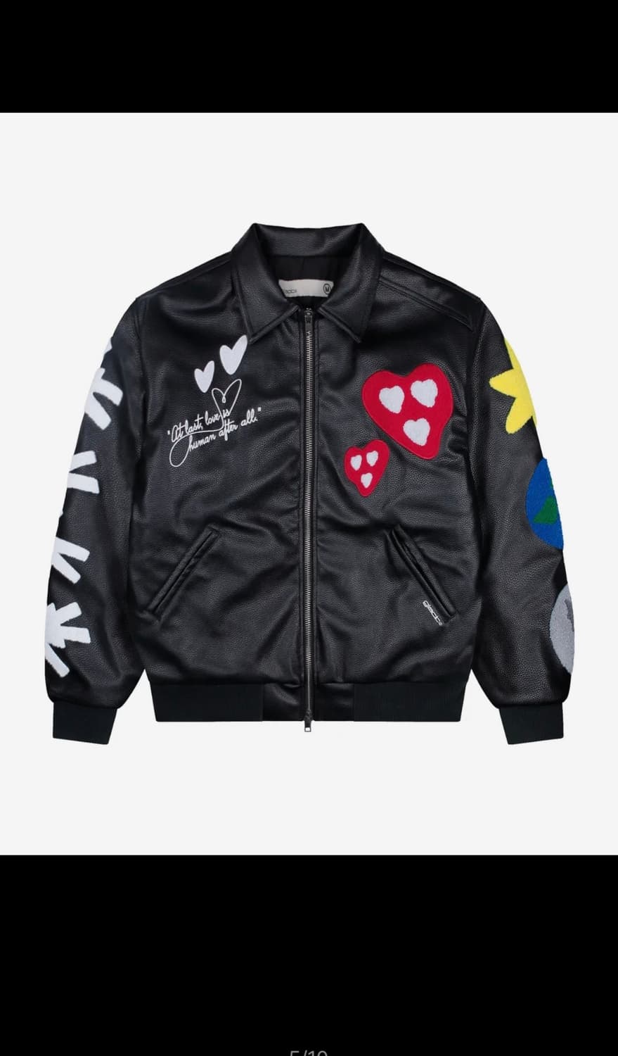 글랙 럽오더 비건 레더 바시티 자켓  상품이미지1