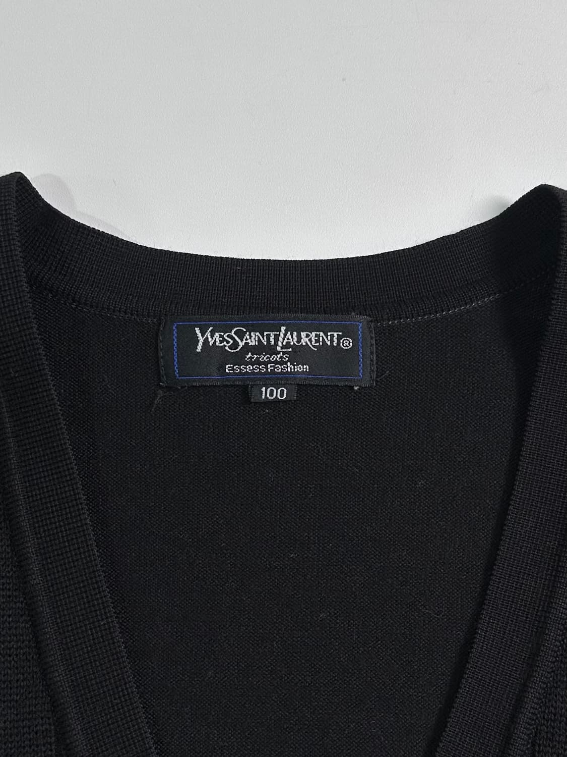 90s 입생로랑 블랙 니트 상품이미지5
