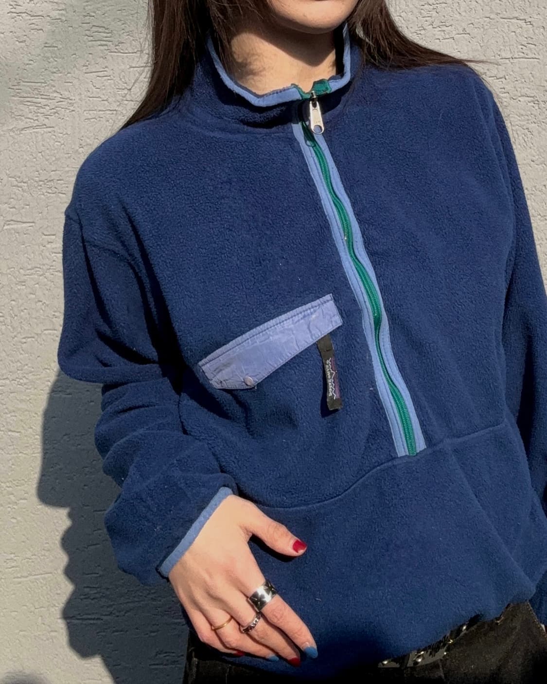 90s vintage Patagonia fleece pullover 상품이미지5