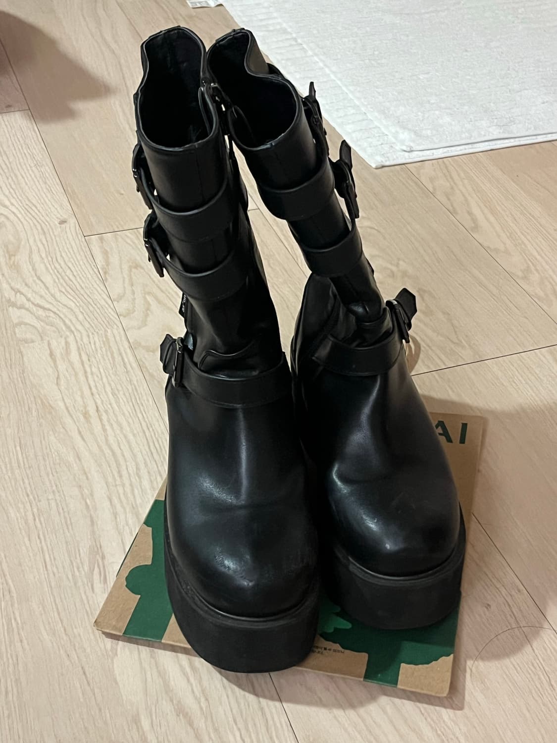 애즈온 마야부츠 미디 블랙 240 상품이미지2