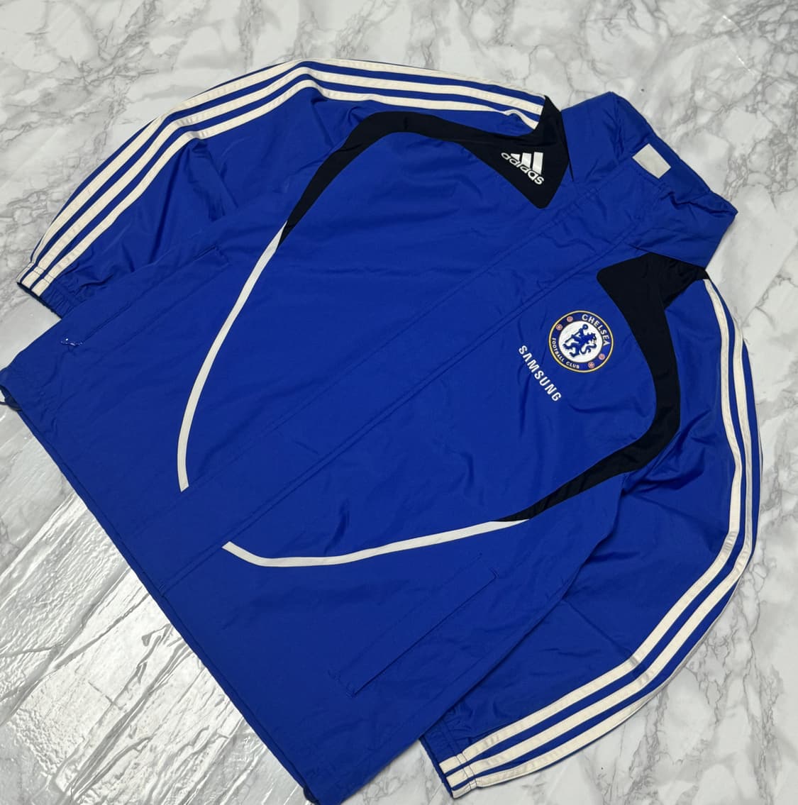 아디다스 첼시 삼성 08-09 바람막이 빅로고 자켓 상품이미지2