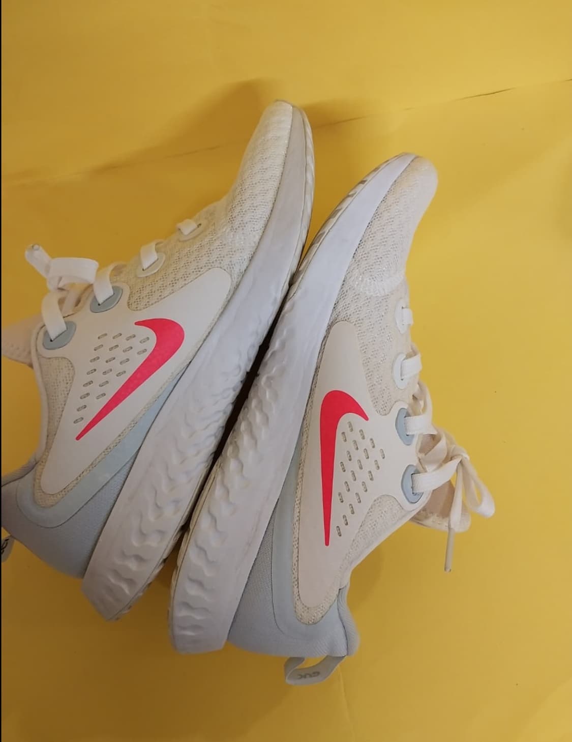 여성 나이키 레전드 리액트 화이트핑크 런닝화, 운동화 (245) 상품이미지7